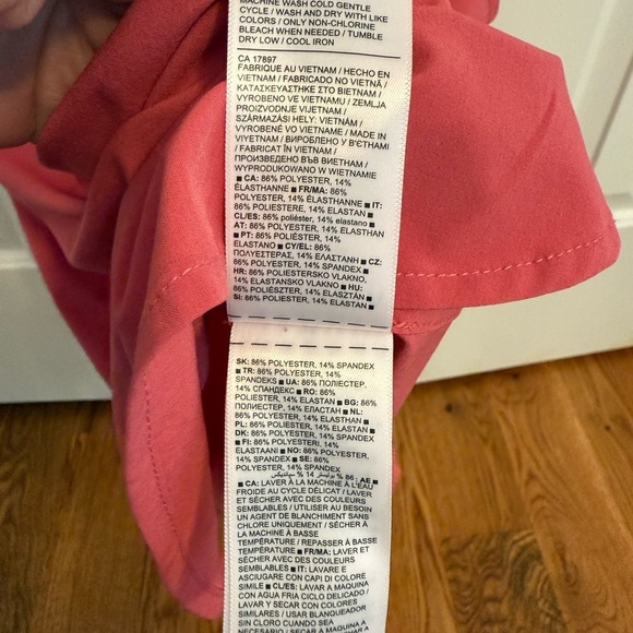 Athleta Zephyr Tank Top Rose Pink Size XS Travel Hiking Athleisure - Picture 5 of 10